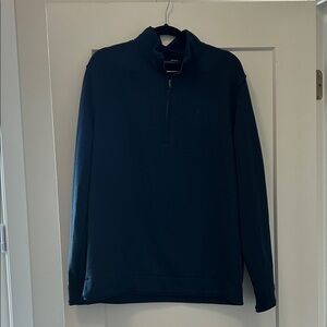LG Men's Deep Blue Zip-Up Sweater